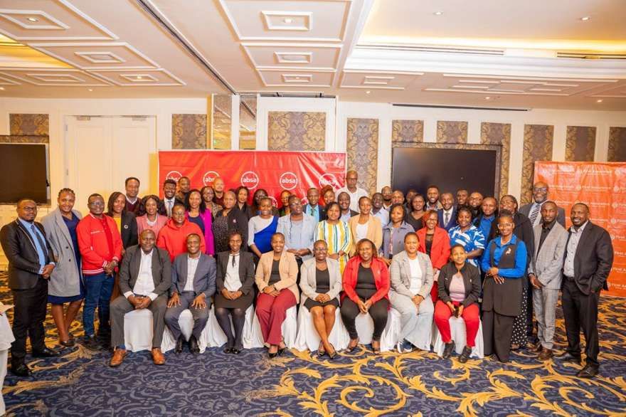 Absa Life and First Assurance partner forum group portrait