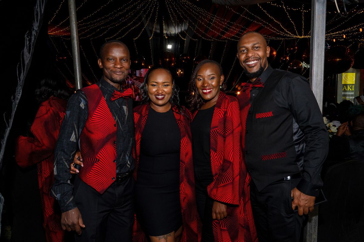 Absa Life team at the AKI Awards night
