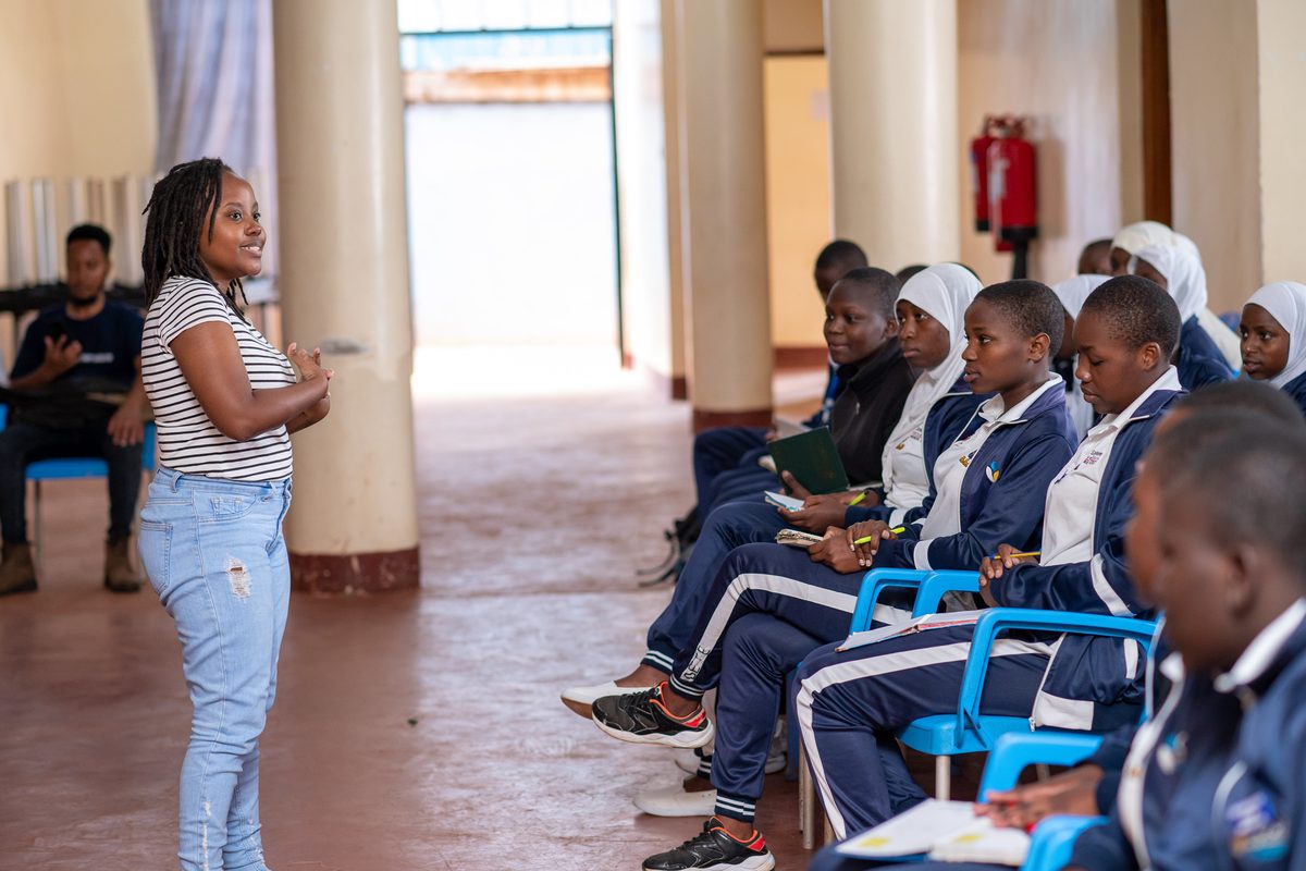 A session with the students