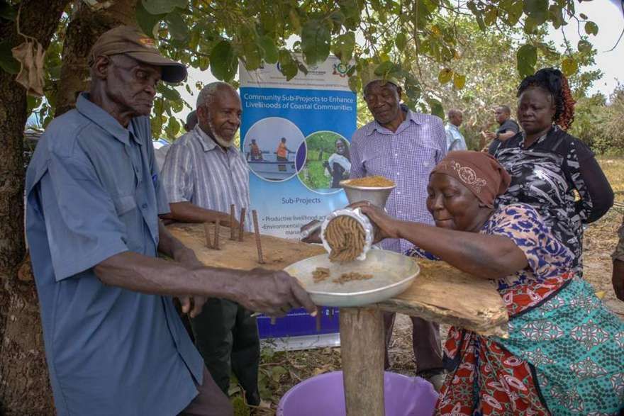 Seaweed and value-addition training in Kwale
