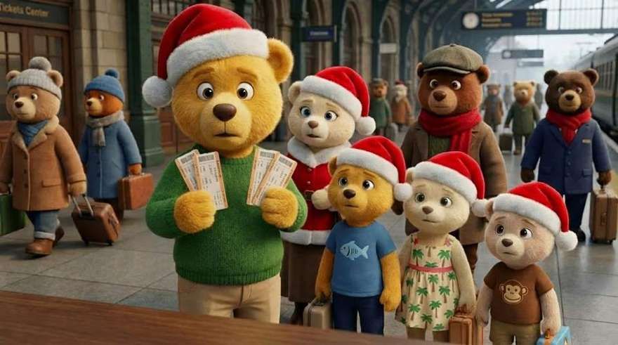 Teddy-bear characters from The Last Ticket