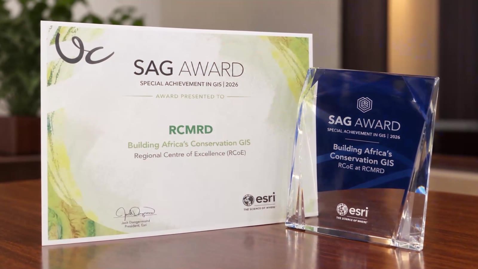 RCMRD’s Esri SAG Award 2026